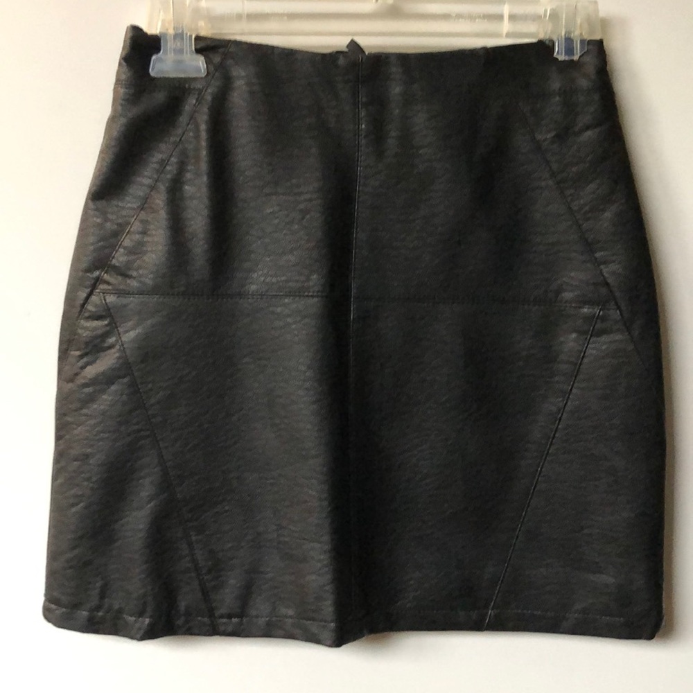 NWT H&M leather skirt